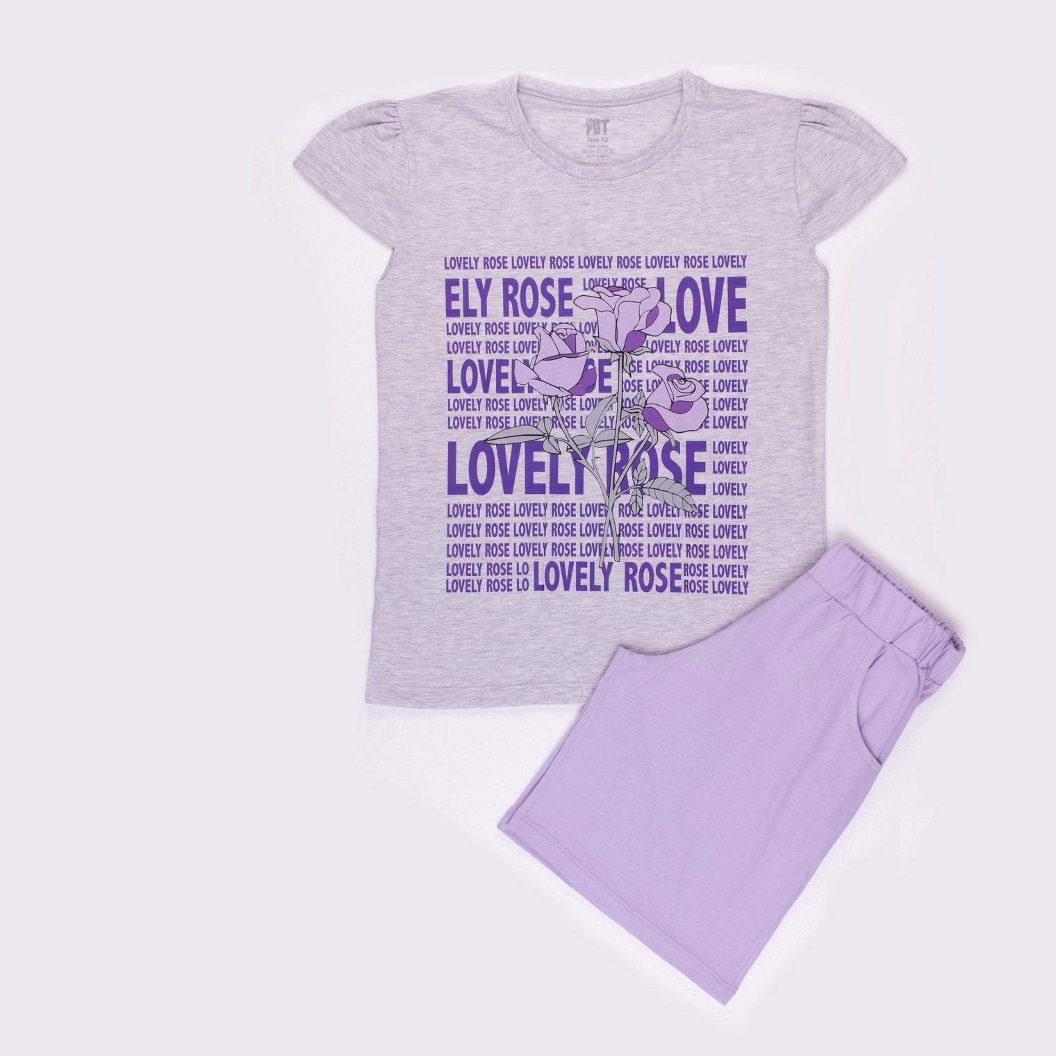 Girls' Pajamas Love Rose