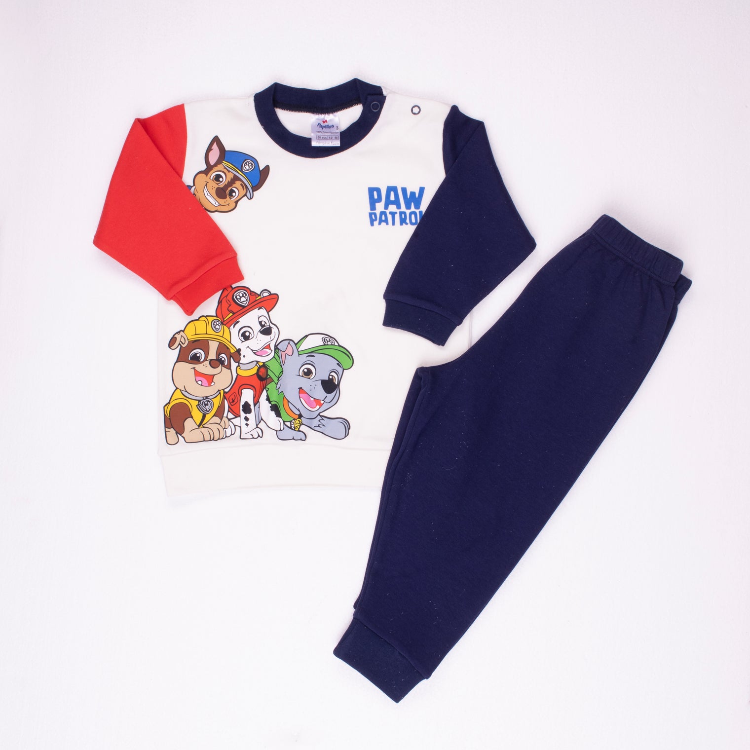 Baby Pajamas With Sleeves Paw Patrol
