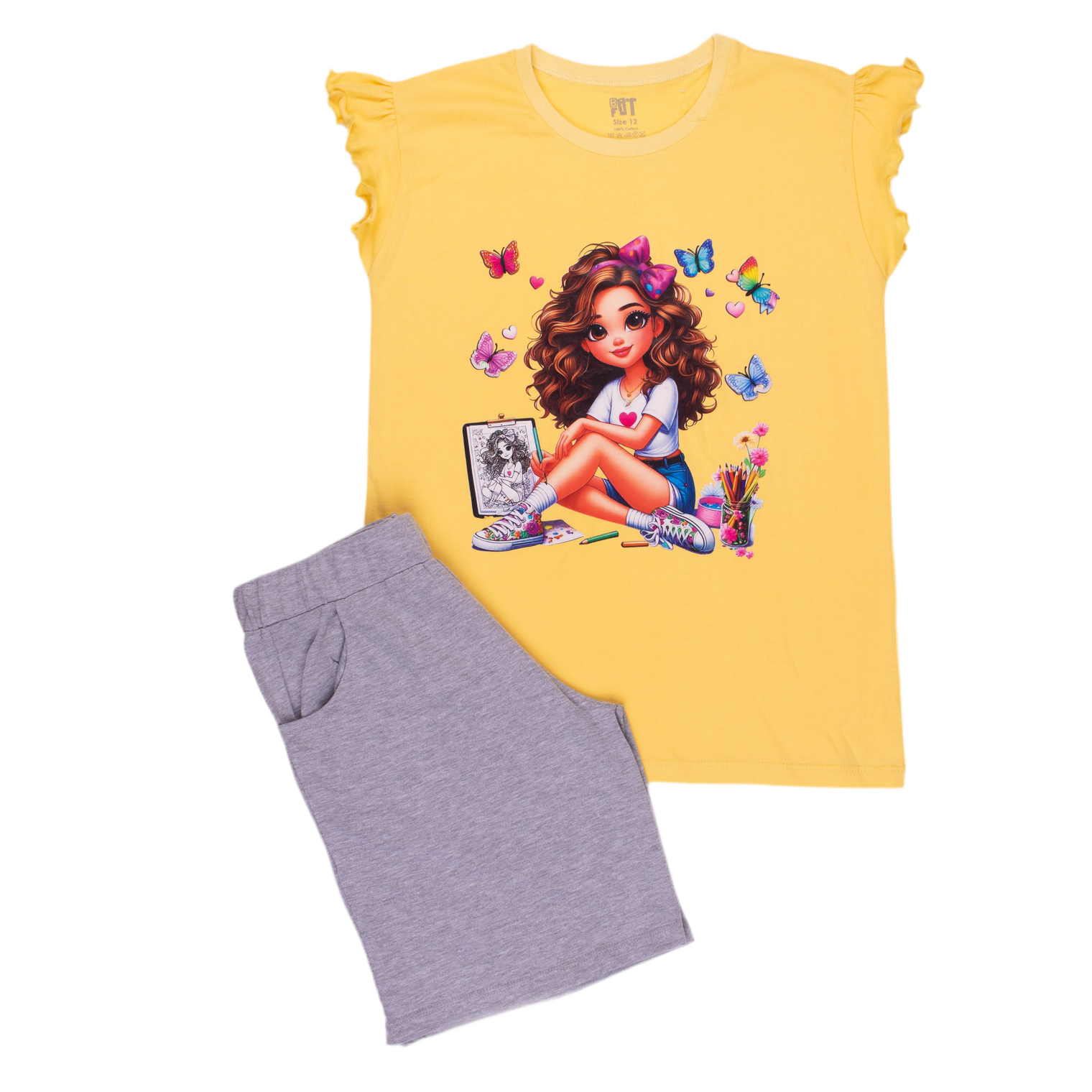 Girls' Pajamas Girl And The Frame