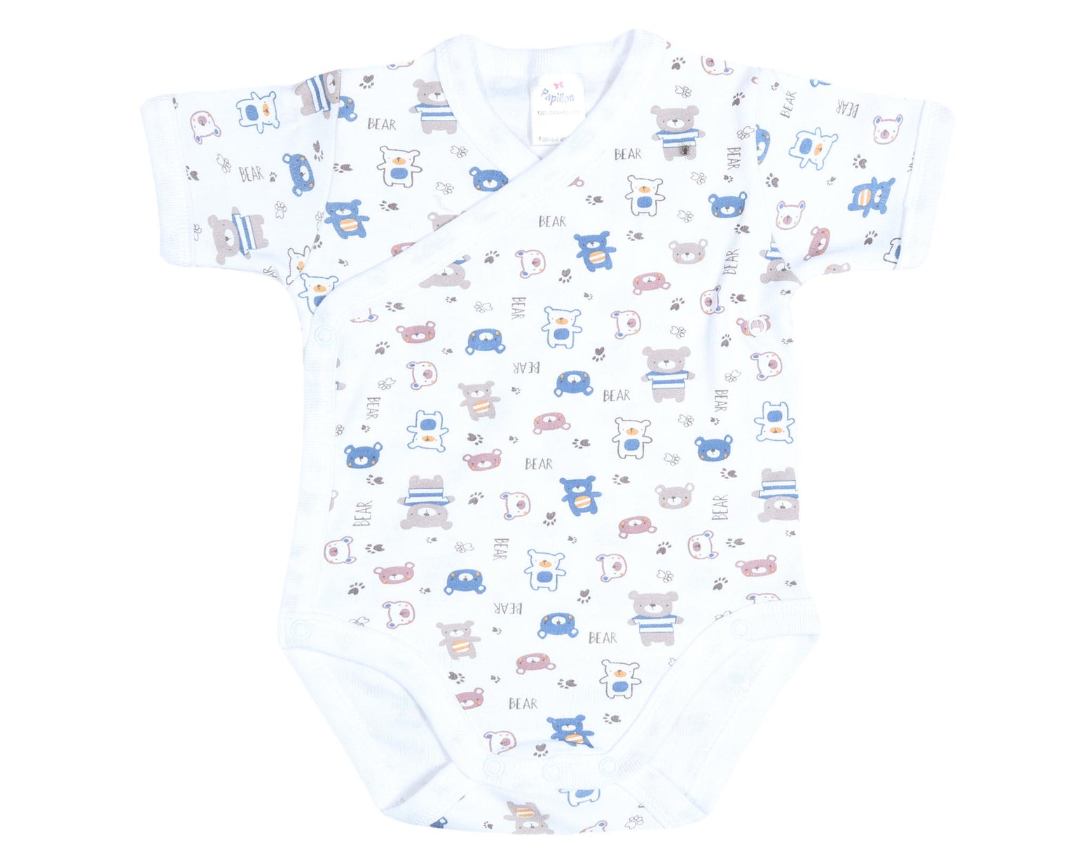 Short-Sleeve Buttoned Salopette