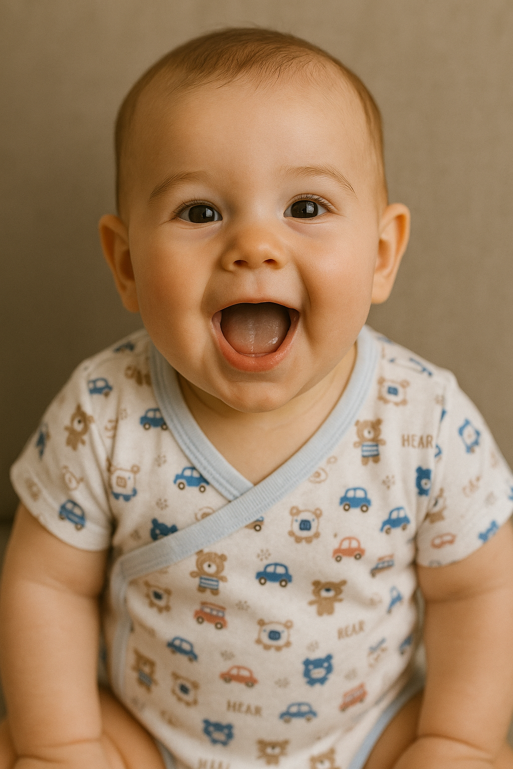 Short-Sleeve Buttoned Salopette