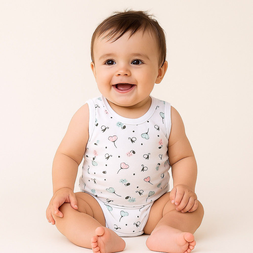 Sleeveless Buttoned Salopette