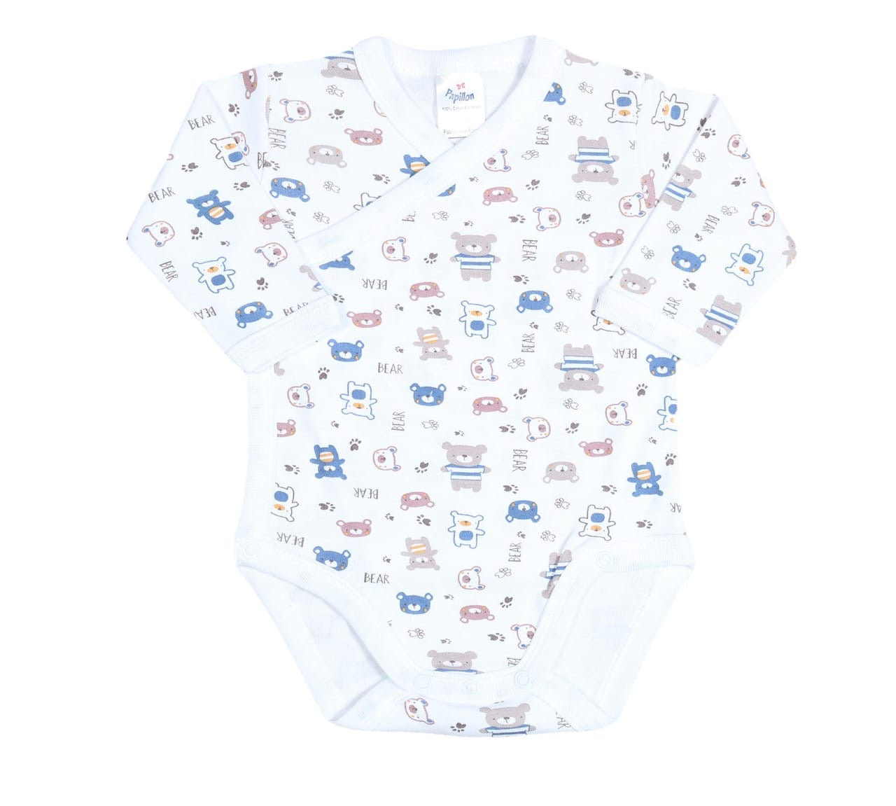 Long-Sleeve Buttoned Salopette