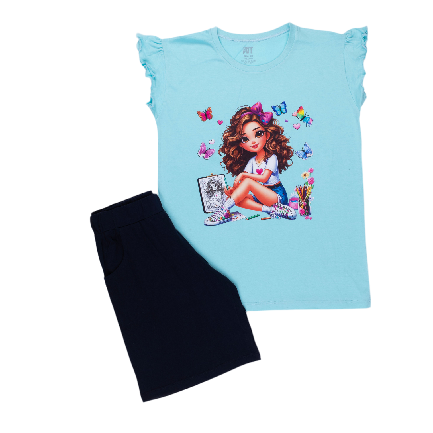 Girls' Pajamas Girl And The Frame