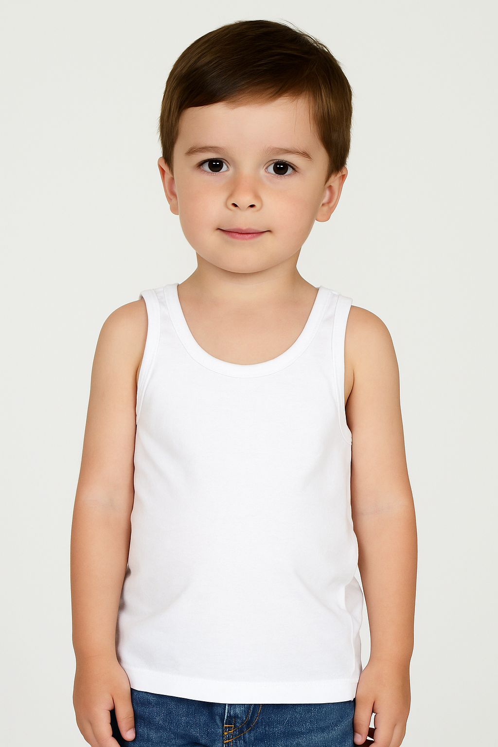 Boys' Plain Strap Undershirt