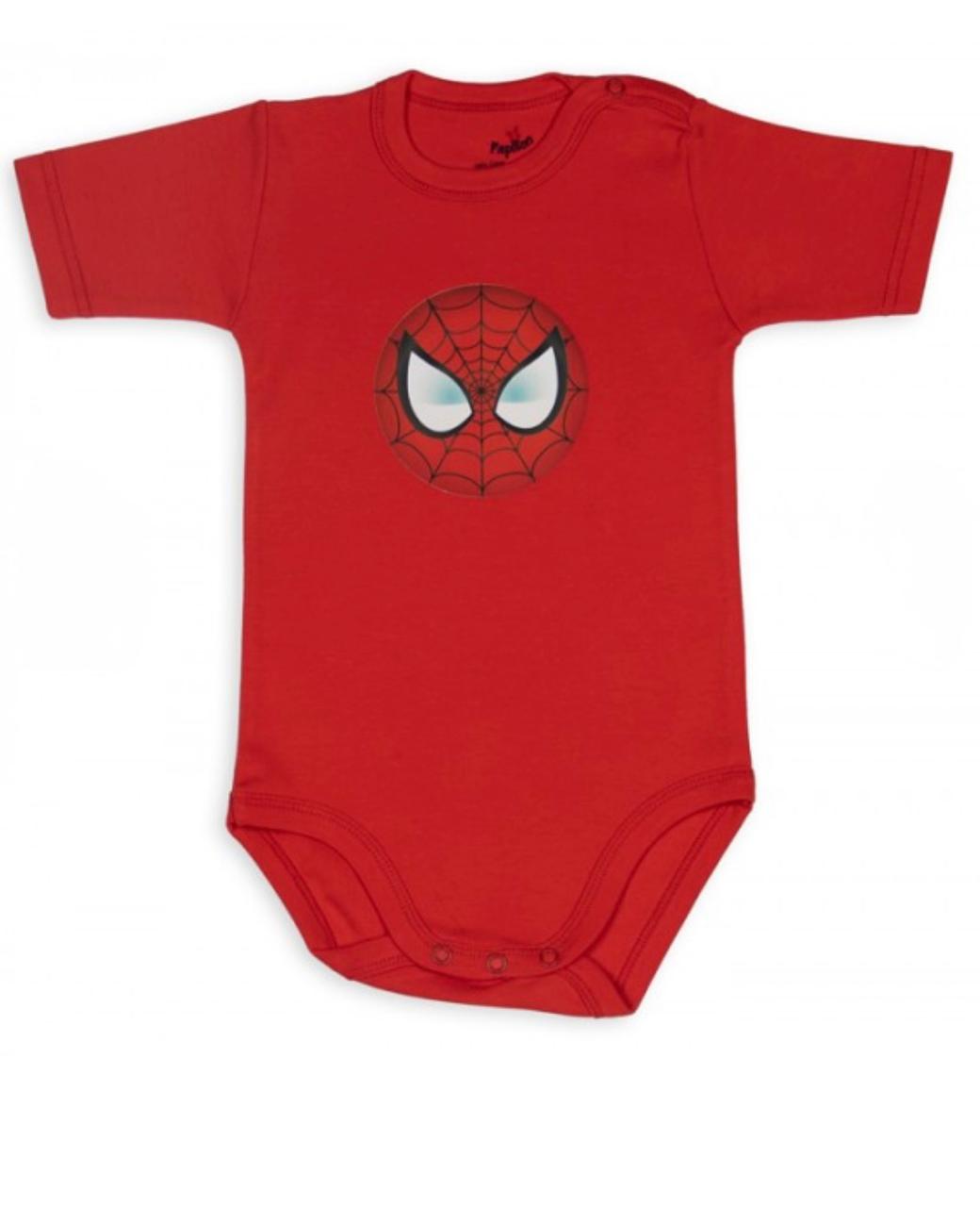 Short-Sleeve Salopette With Colorful Badge