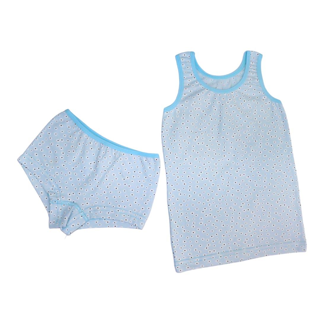 Girls' Lycra Printed Strap Set