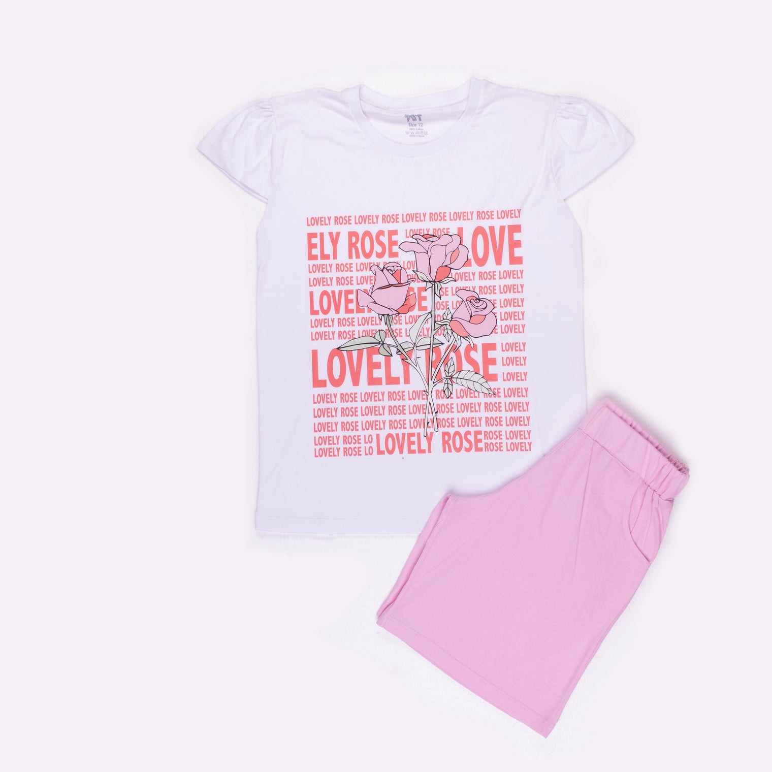 Girls' Pajamas Love Rose