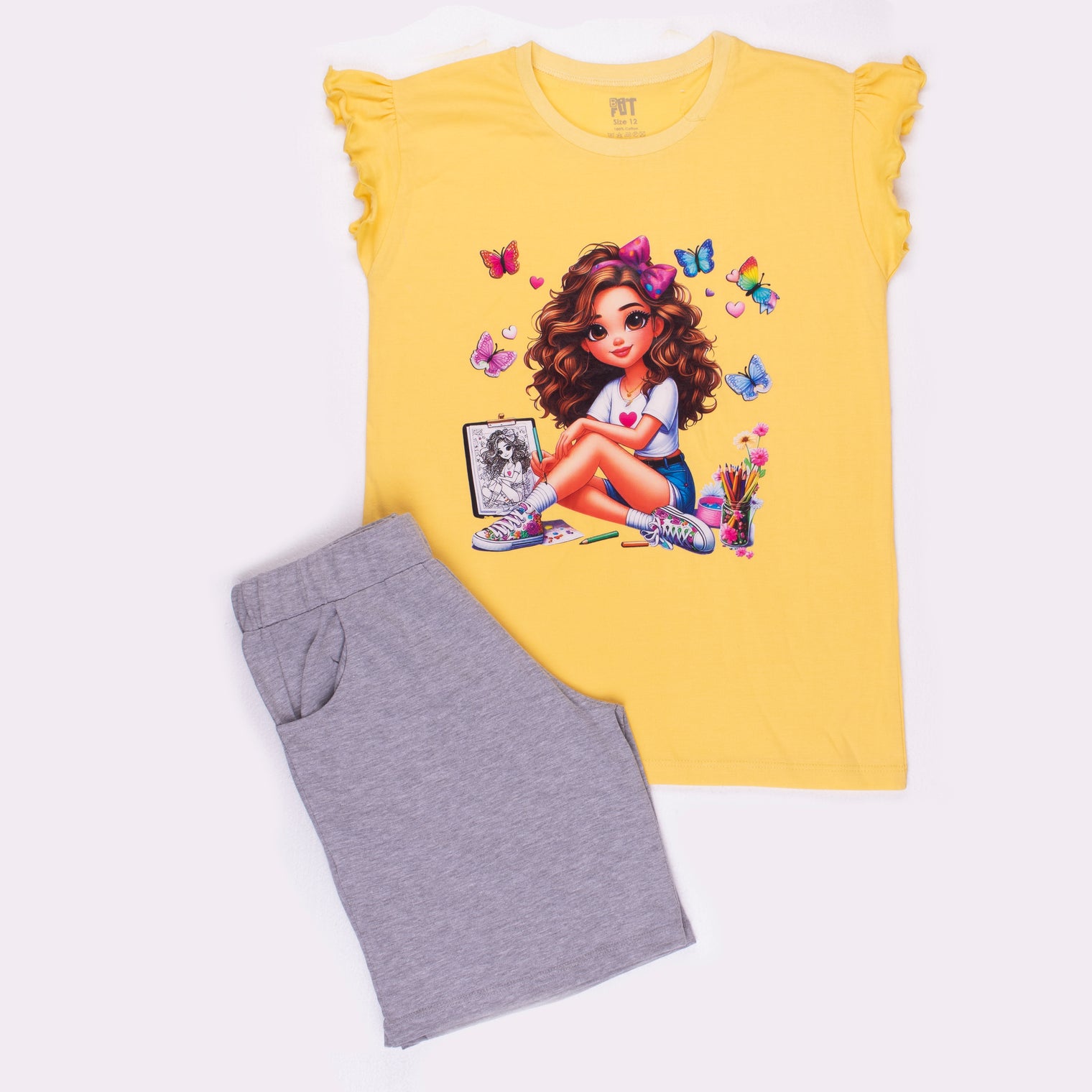 Girls' Pajamas Girl And The Frame