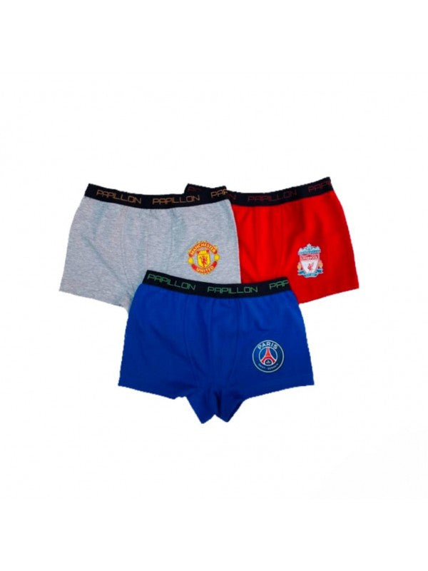 Boys' Boxers With Club Logos