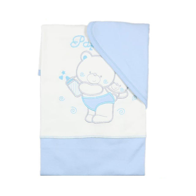 Embroidered Bear Coverall
